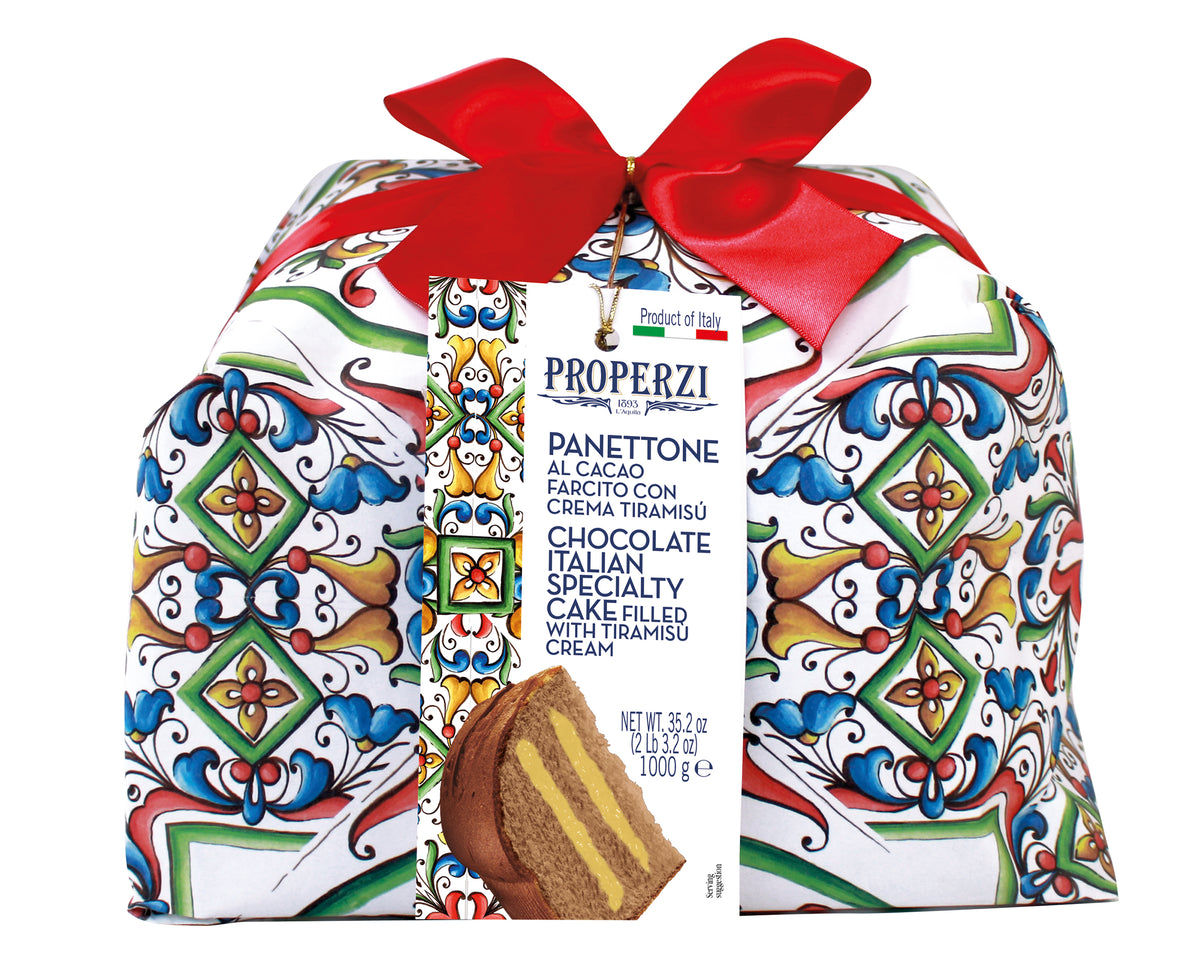 Properzi Kakao-Panettone mit Tiramisu-Creme, 1000 g