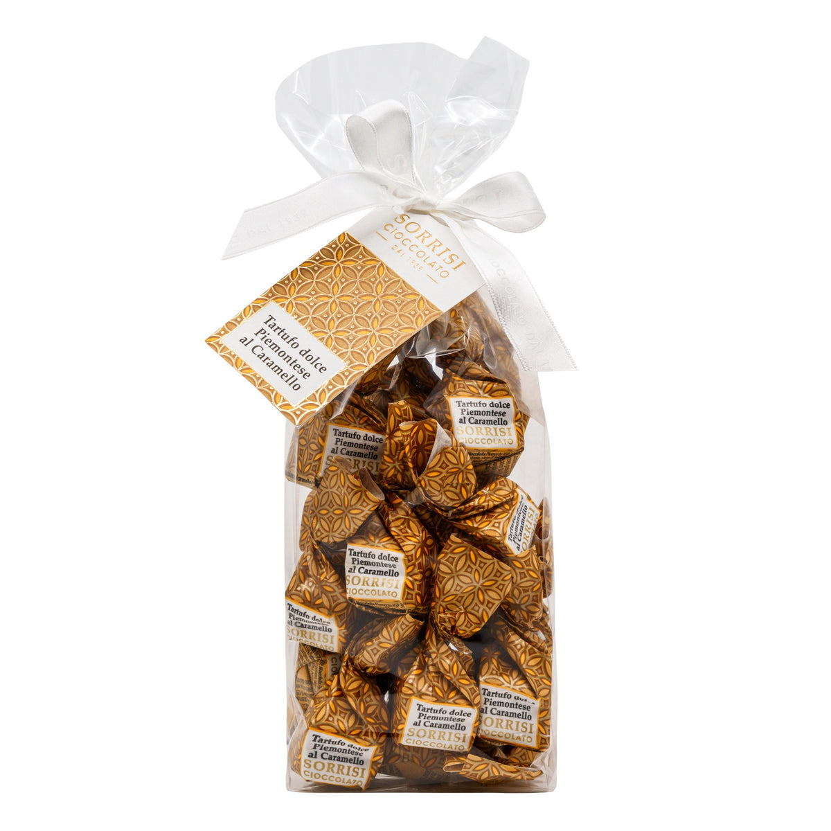 Tartufo dolce al caramello salato - tartufo di cioccolato con caramello salato di Torino, Boella&Sorrisi, 200 g