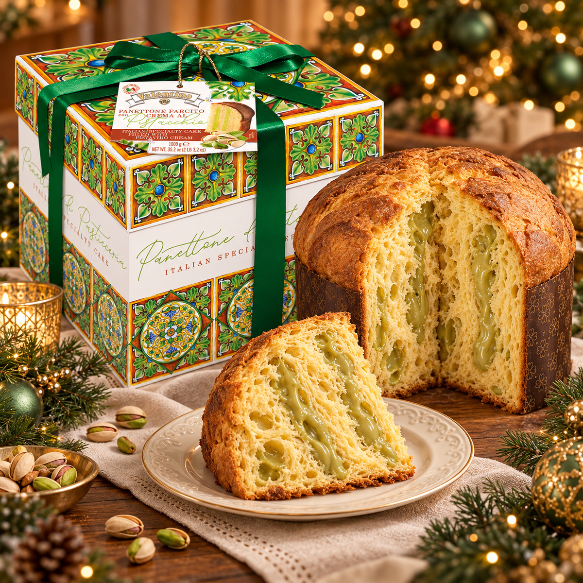 Valentino Panettone mit Pistaziencreme, 1000 g