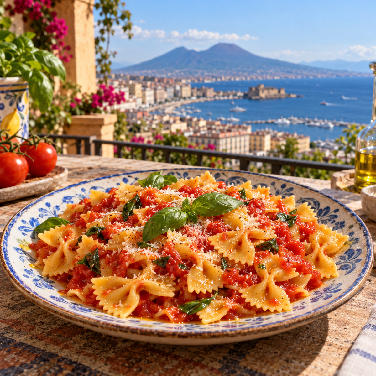 Le Gemme del Vesuvio Farfalle, bronzegezogene Pasta aus Italien, 500 g
