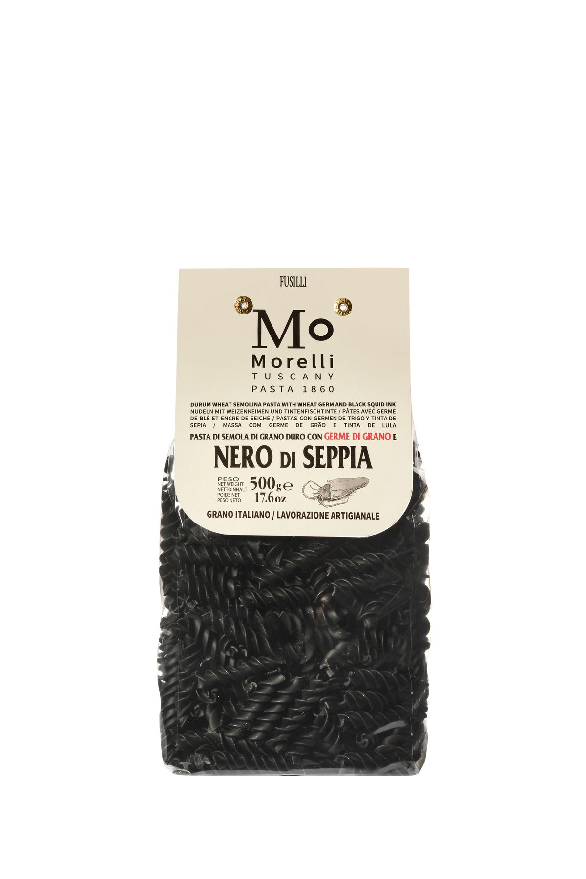 Fusilli à l'encre de seiche, 500 g