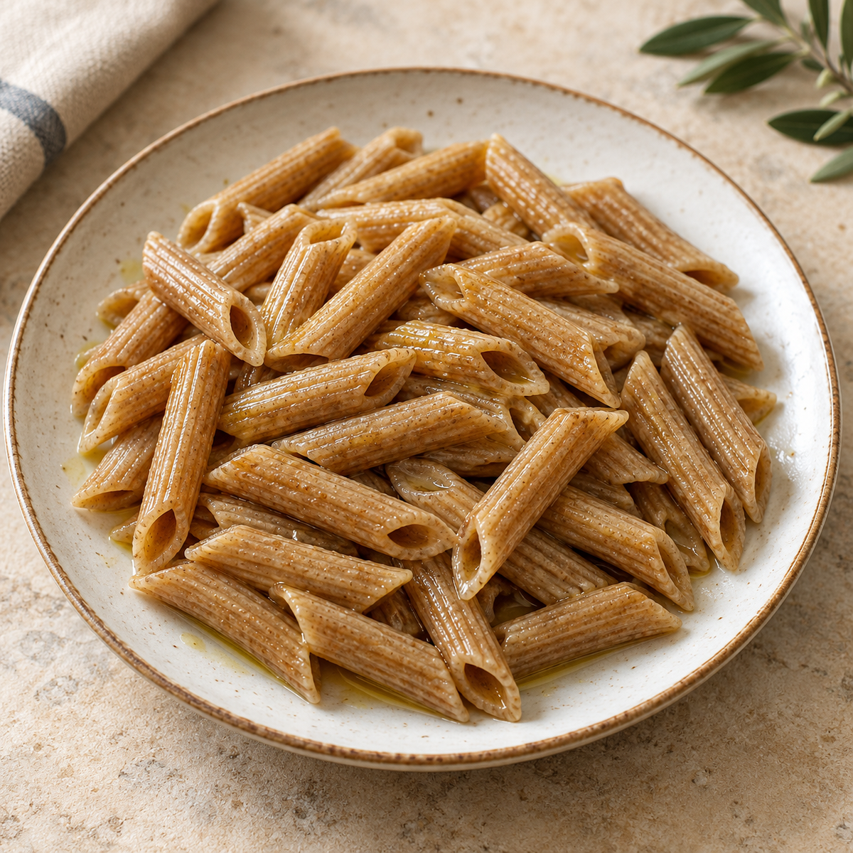 Pasta Toscana Penne rigate aux grains entiers biologiques, tréfilées au bronze, de Toscane, 500 g