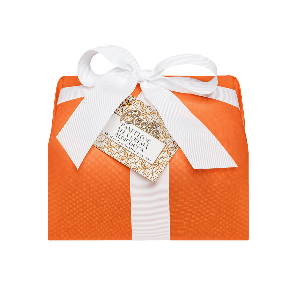Boella Panettone à la crème d'abricot, panettone premium de Turin, 650 g