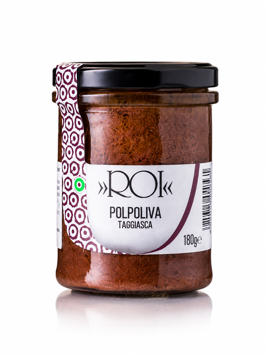 Pâte d'olives Taggiasca de ROI, tapanade ligure de la région d'Imperia, 90 / 180 g