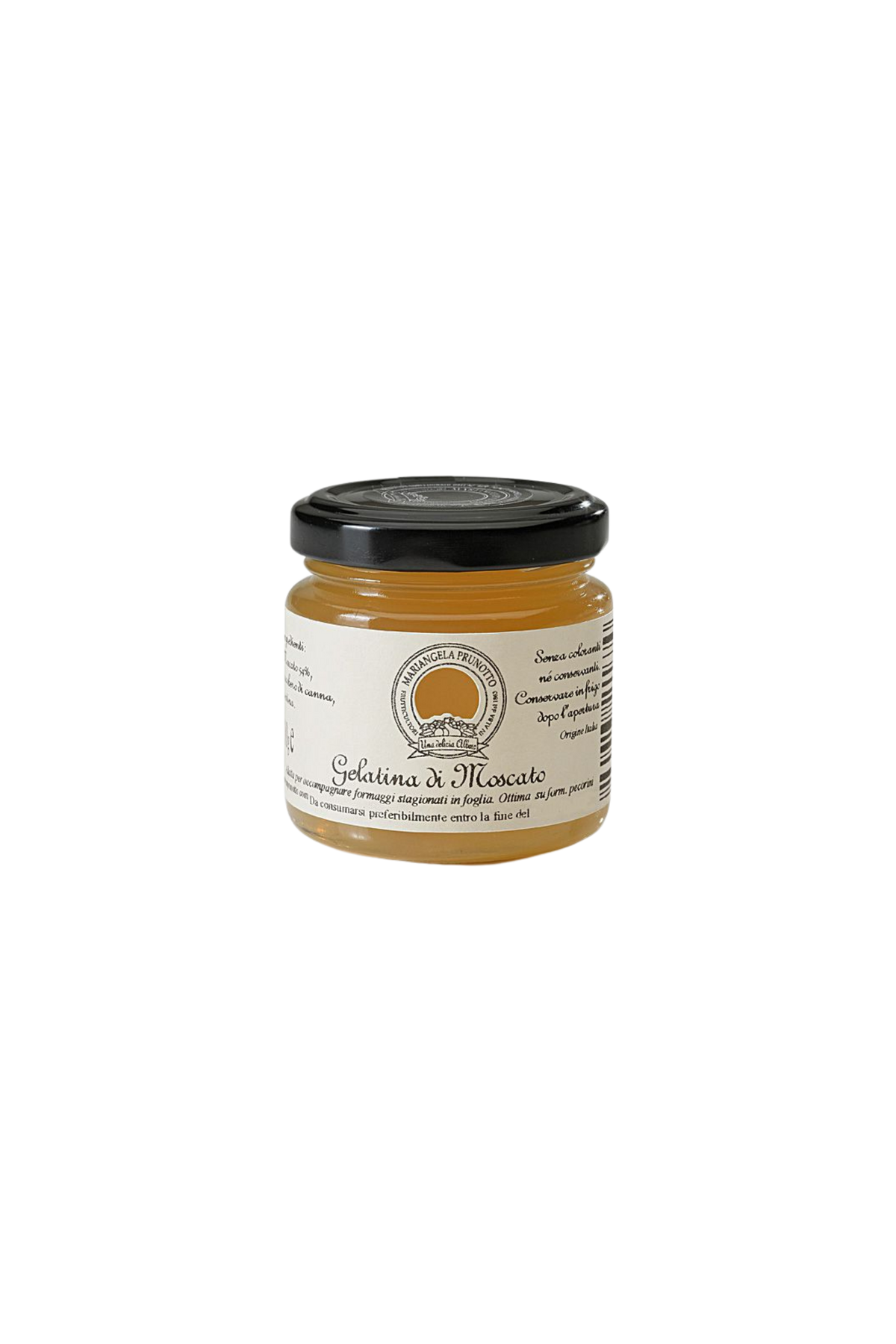 MOSCATO WINE JELLY - Piedmontese delicacy from Moscato d'Asti 110 g