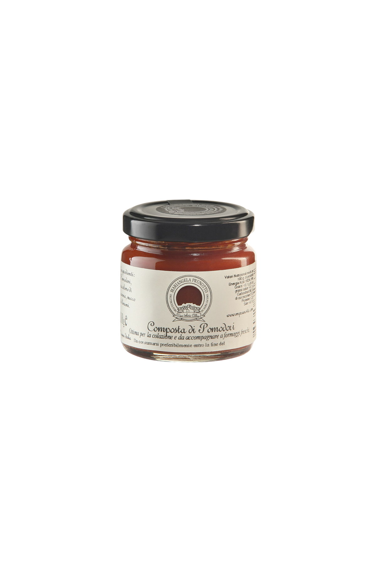 COMPOSTA DE TOMATES - Délice piémontais à base de tomates mûries au soleil 110 g