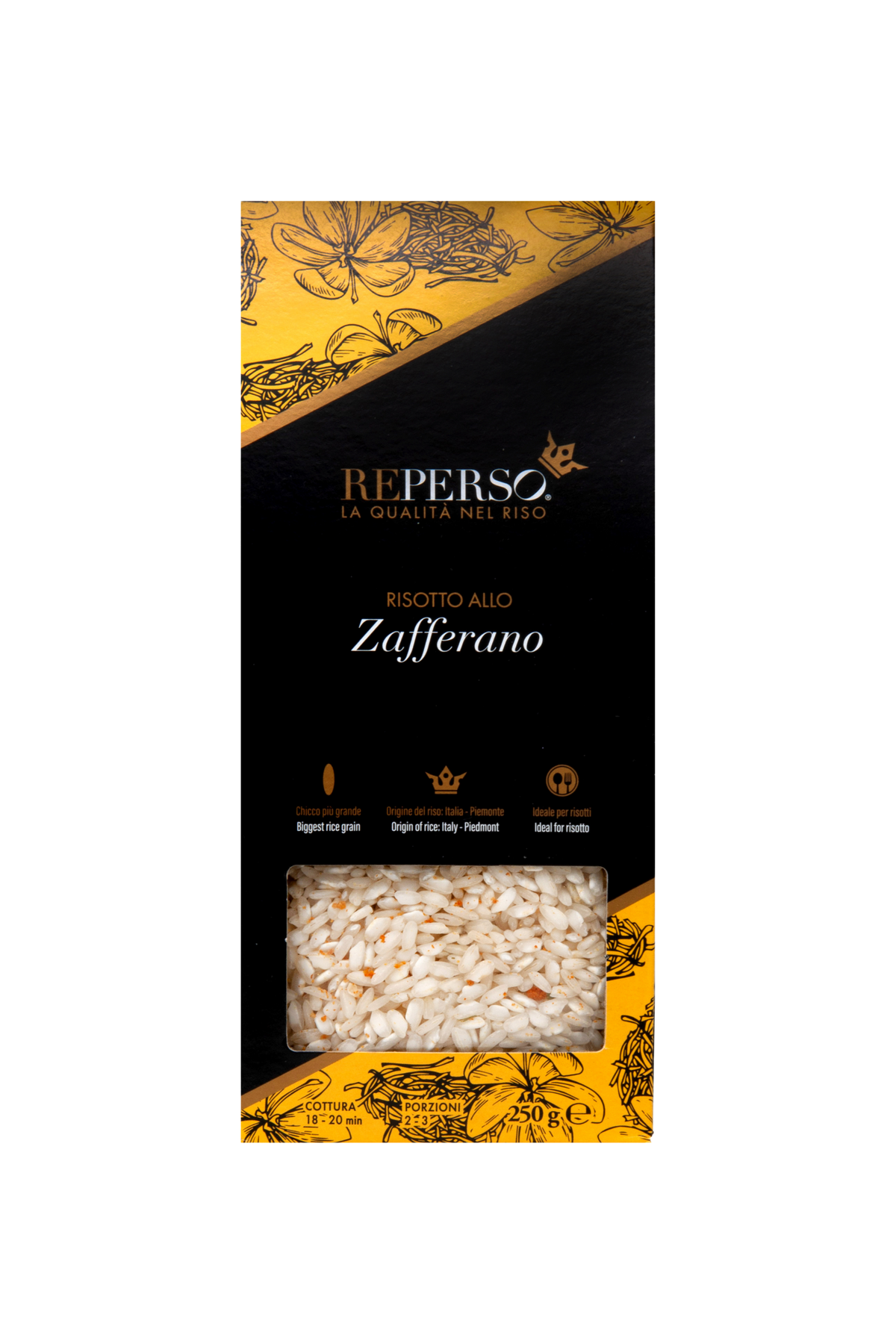 Reperso Risotto allo Zafferano - Preparato per risotti italiani 250 g