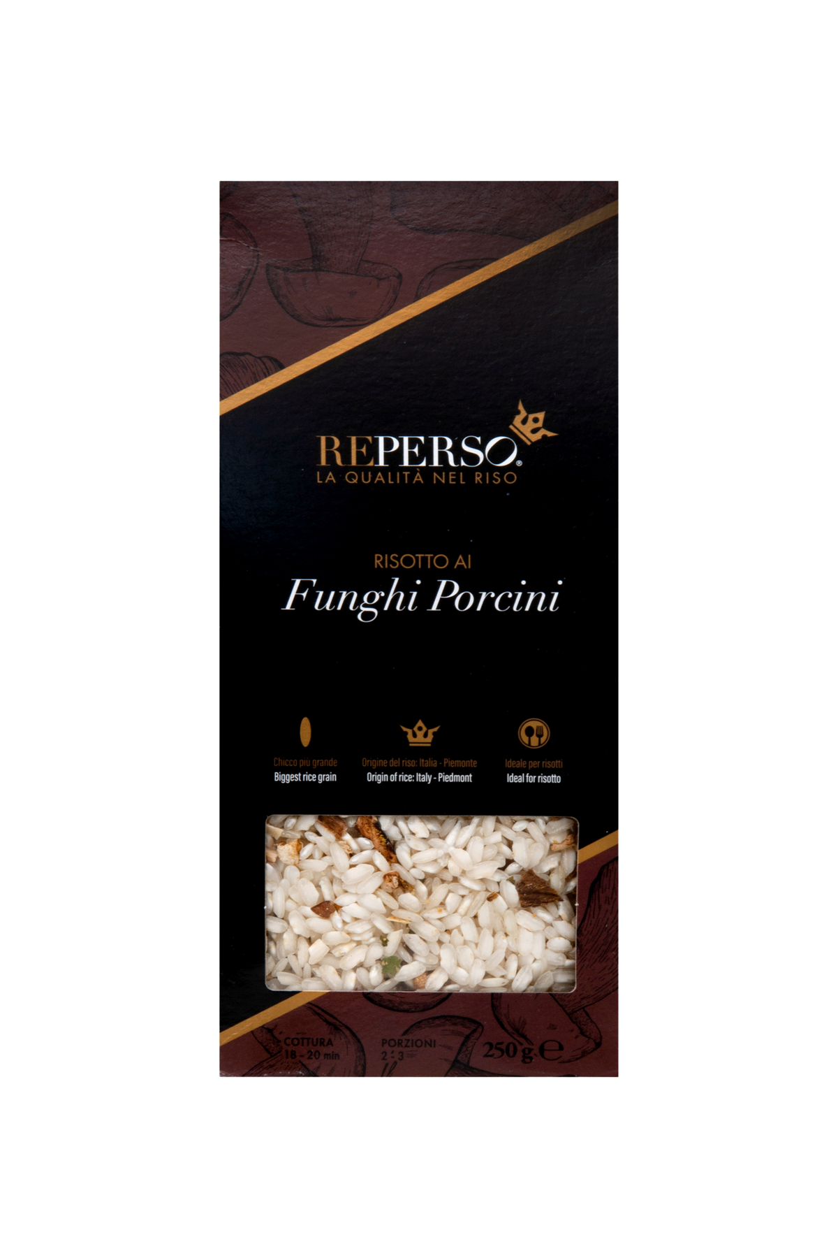 Reperso Risotto aux Cèpes - Mélange pour Risotto Italien 250 g