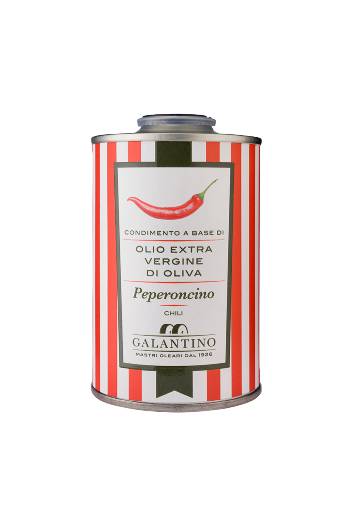 GALANTINO, condimento olio al peperoncino con olio extra vergine di oliva, 250 ml