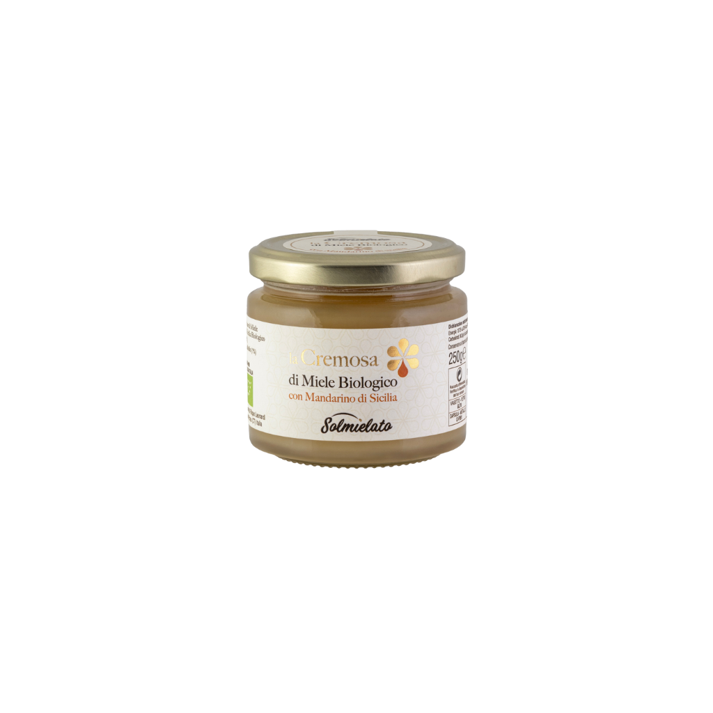 Crème de miel bio à la mandarine de Sicile (250 g)