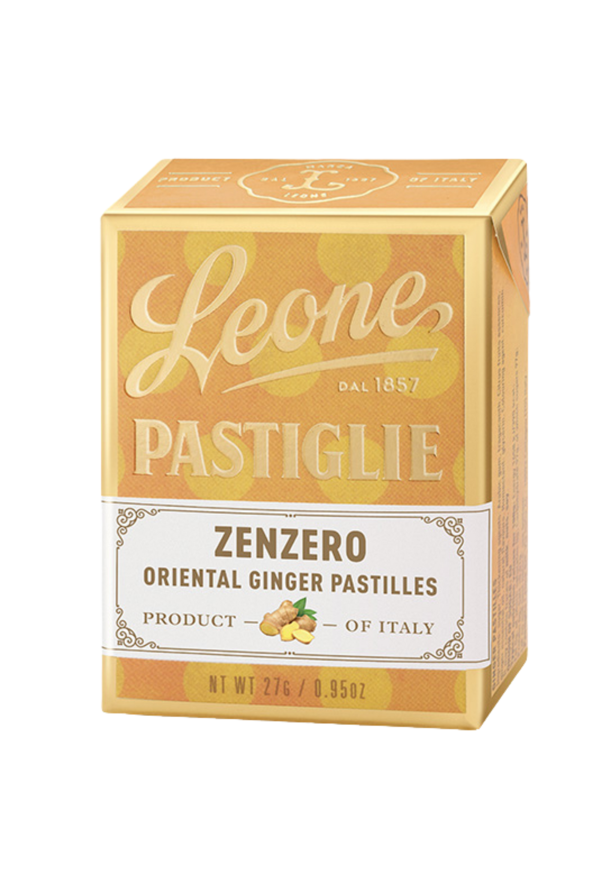 Ginger pastilles – Leone 27 g