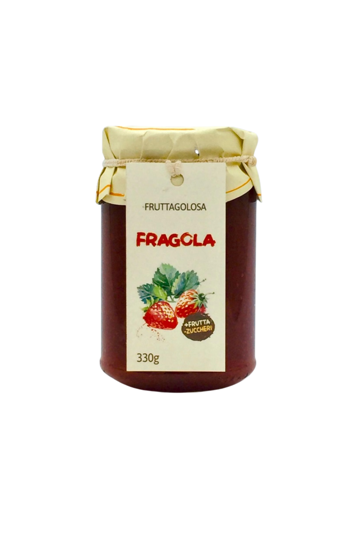 Fruttagolosa strawberry jam with little sugar 330 g