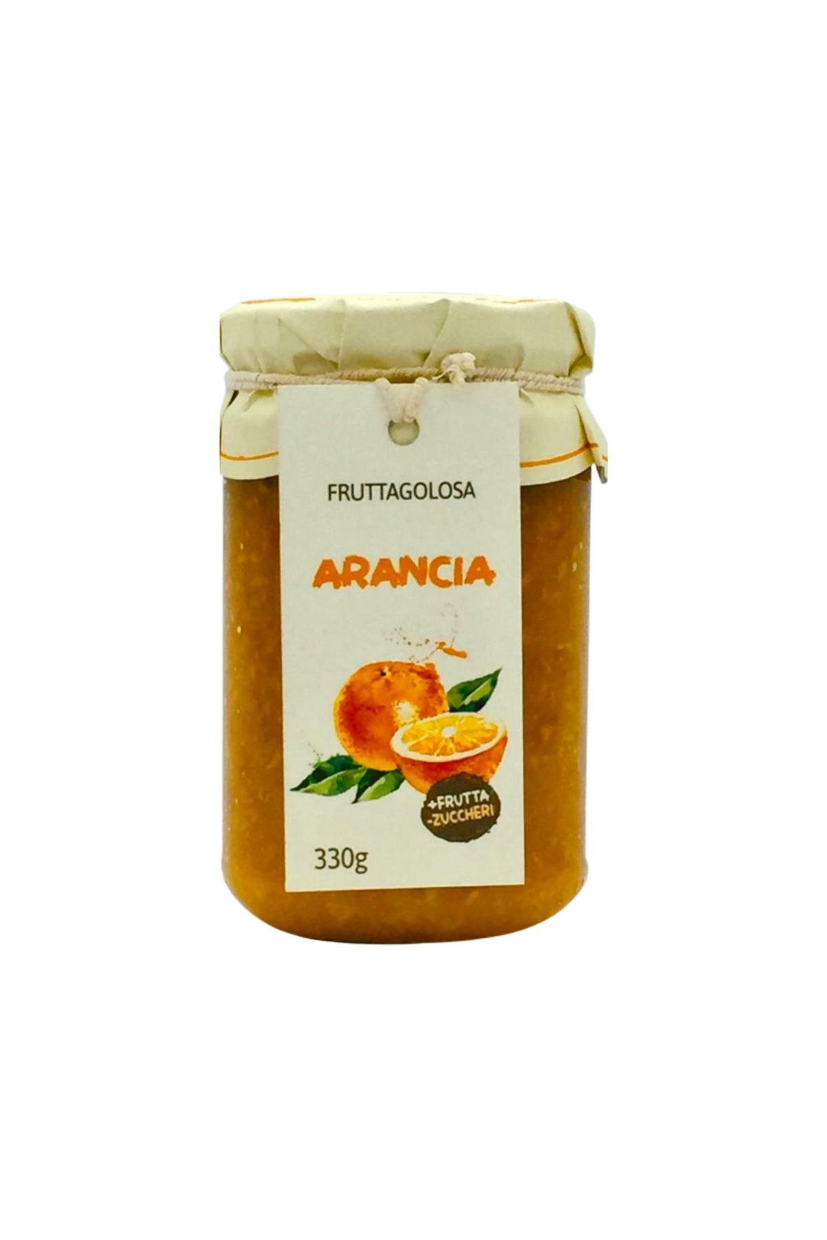 Fruttagolosa orange jam with little sugar 310 g