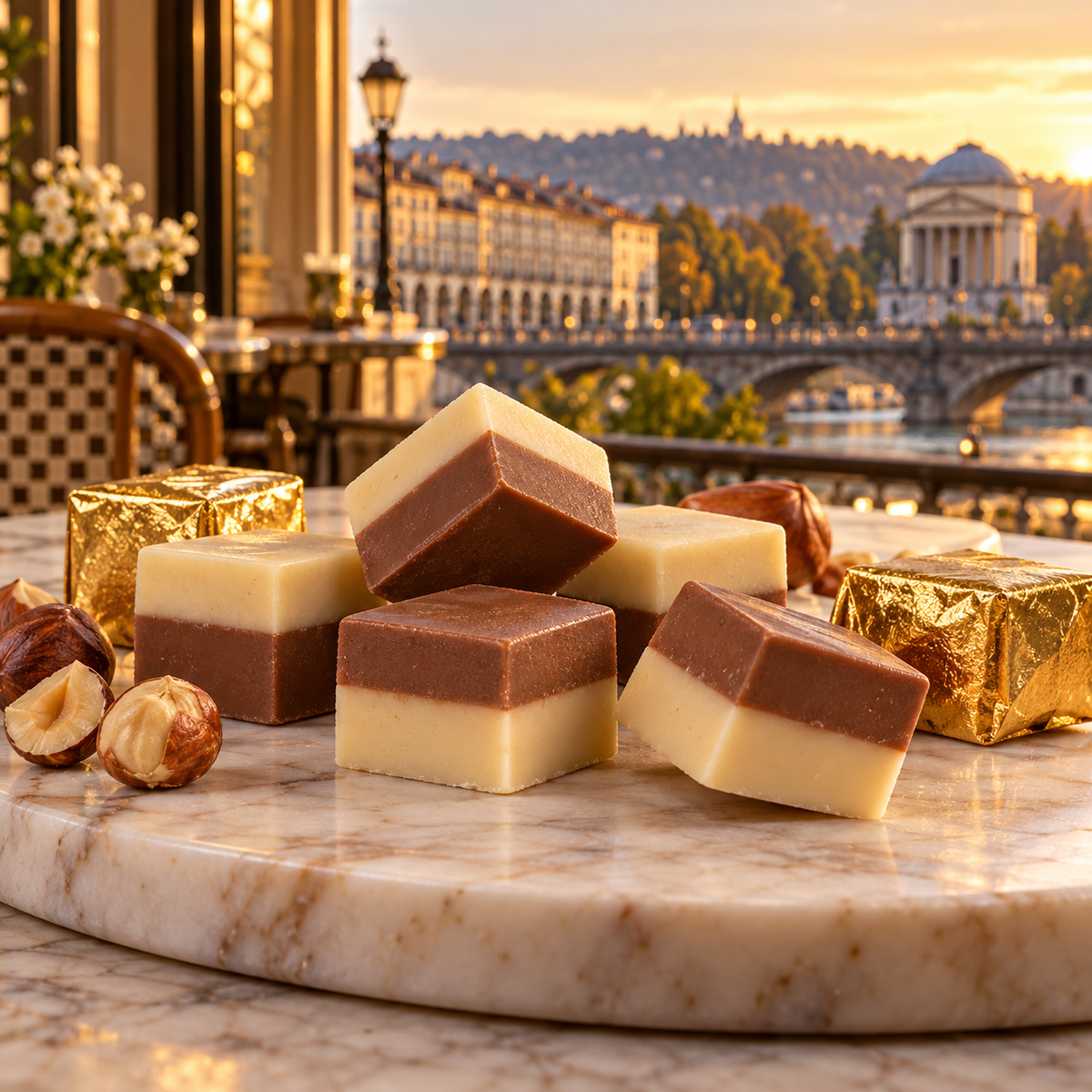 Cremino, two-layer chocolate from Turin, Sorrisi, 200 g