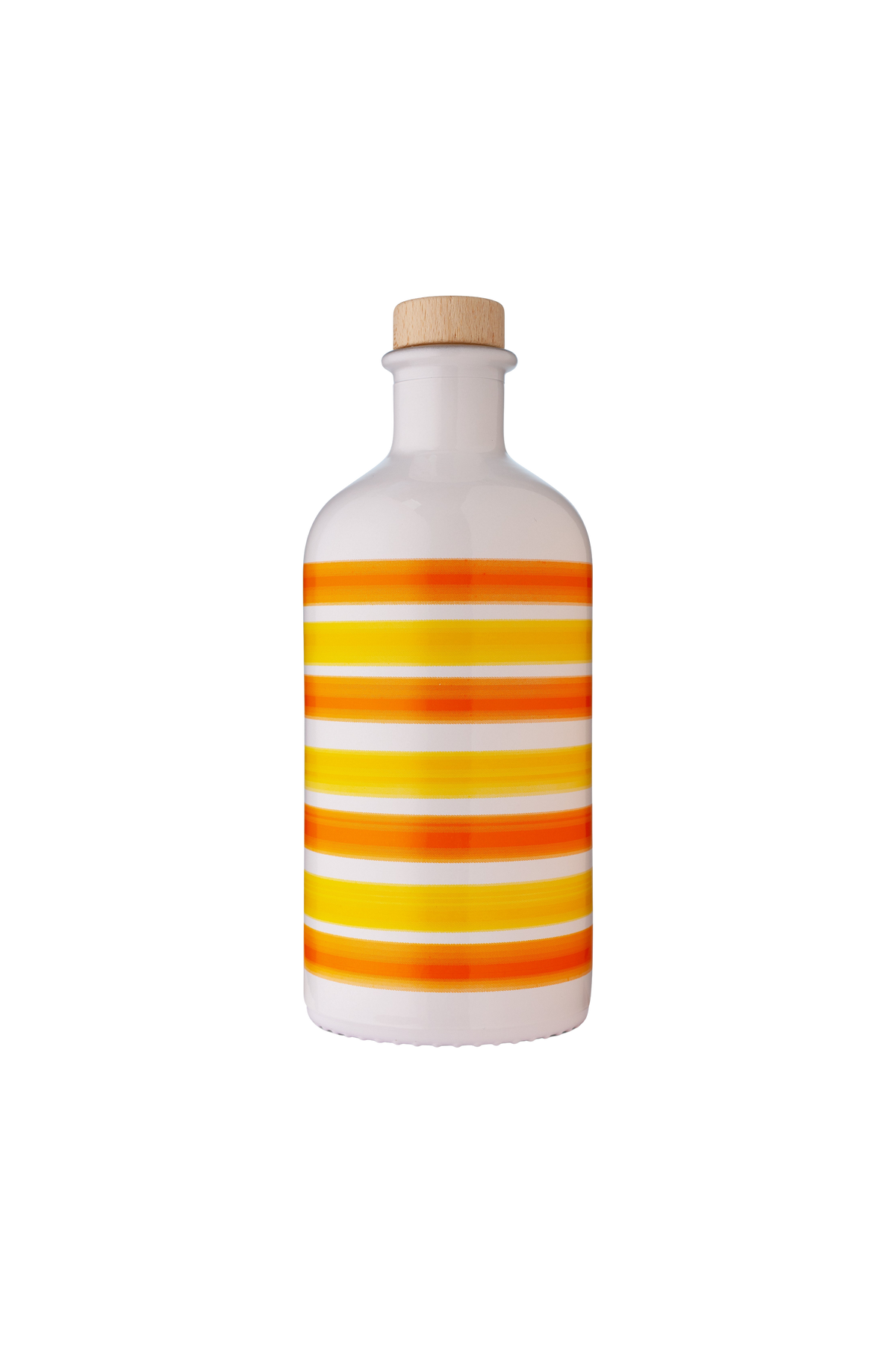 GALANTINO, Designflasche «Fasce Giallo» aus Glas mit nativem Olivenöl extra, 500 ml