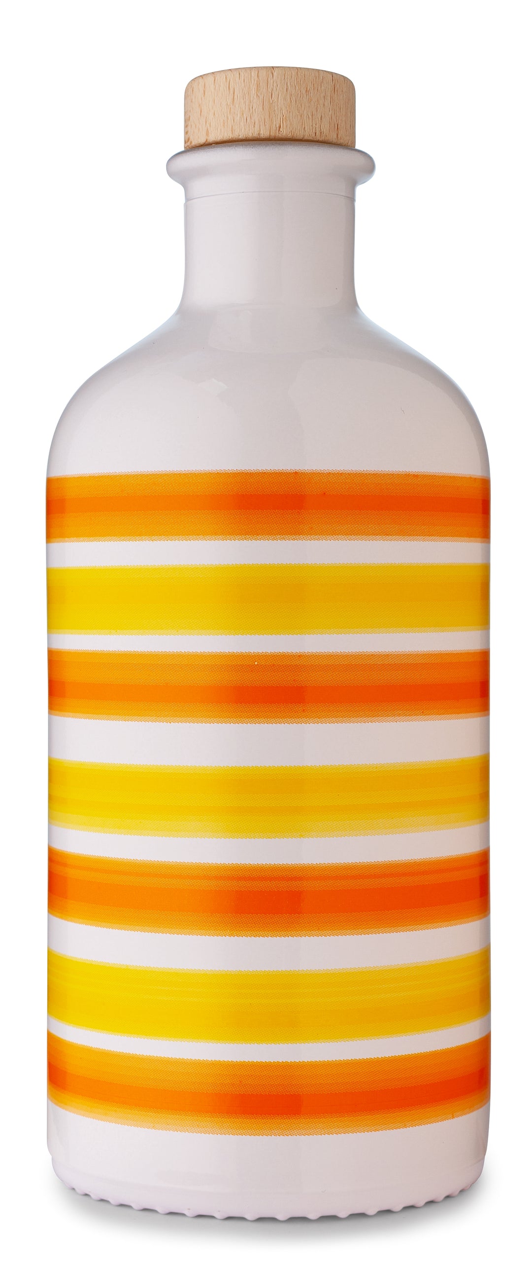 GALANTINO, Designflasche «Fasce Giallo» aus Glas mit nativem Olivenöl extra, 500 ml