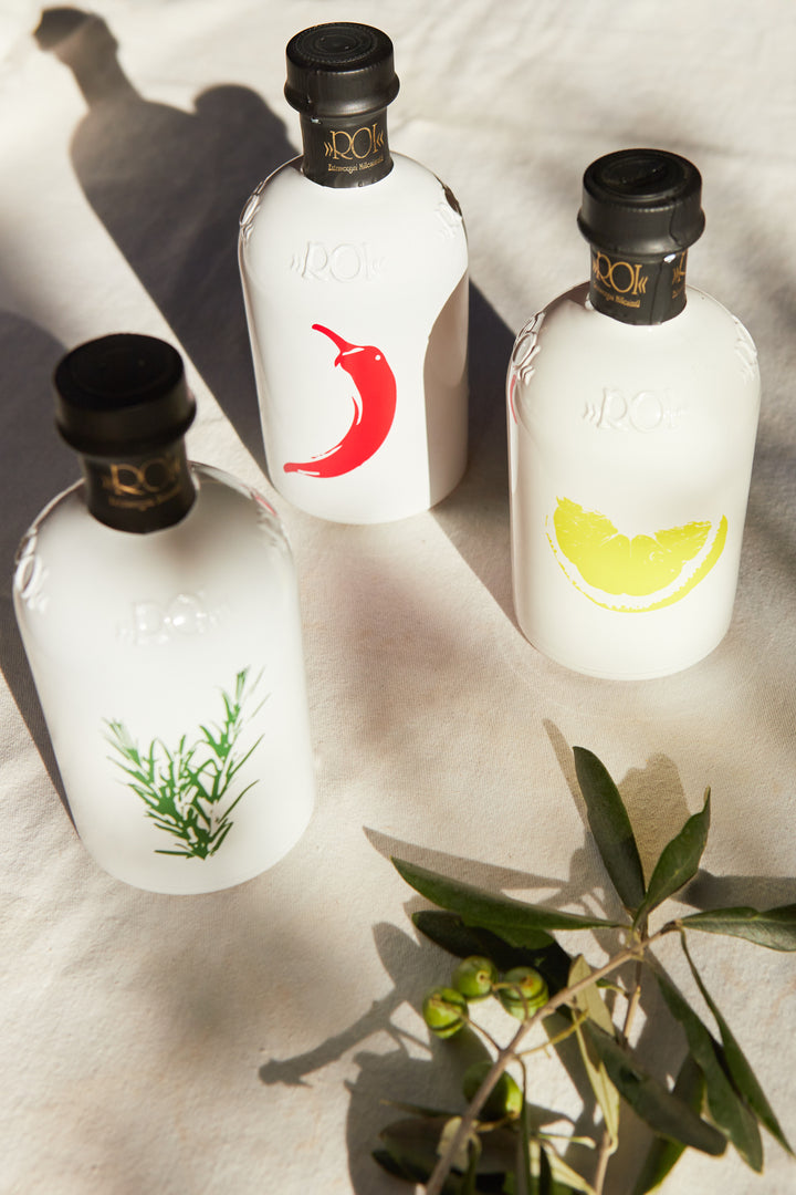 Olivenöl Extra Vergine mit Zitrone, 250 ml Flasche