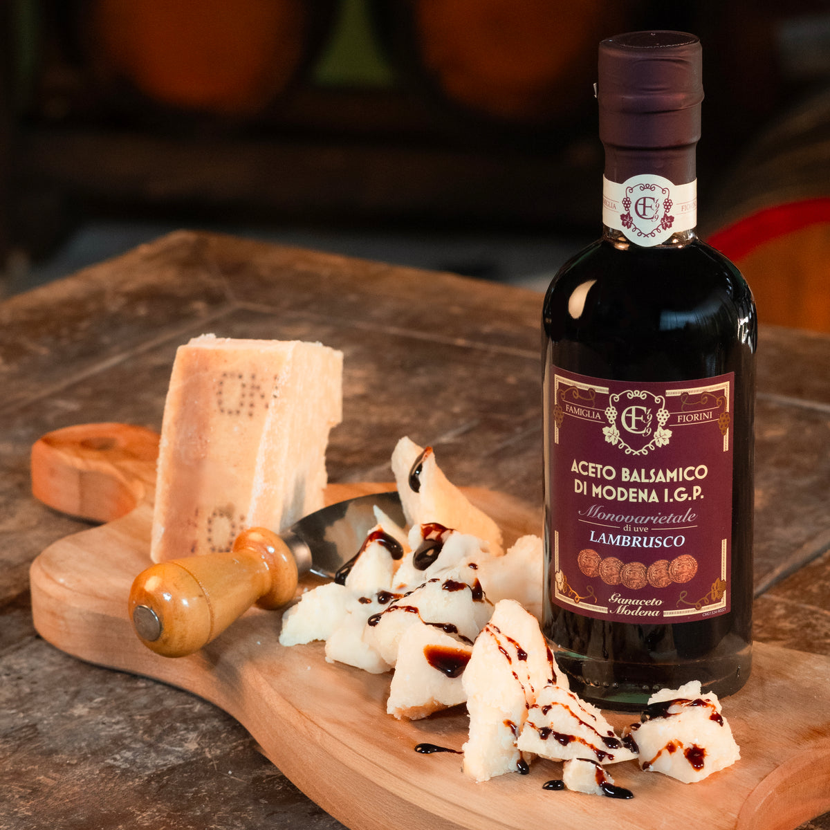 Aceto Balsamico di Modena IGP, Monovariental Lambrusco,Fiorini, 250 ml
