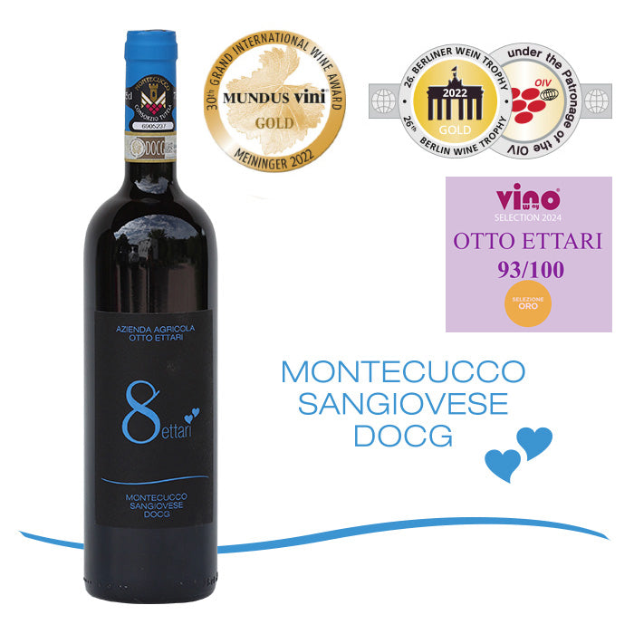 Montecucco Sangiovese DOCG, 2018, Toscane, Otto Ettari, 750 ml / 1,5 L