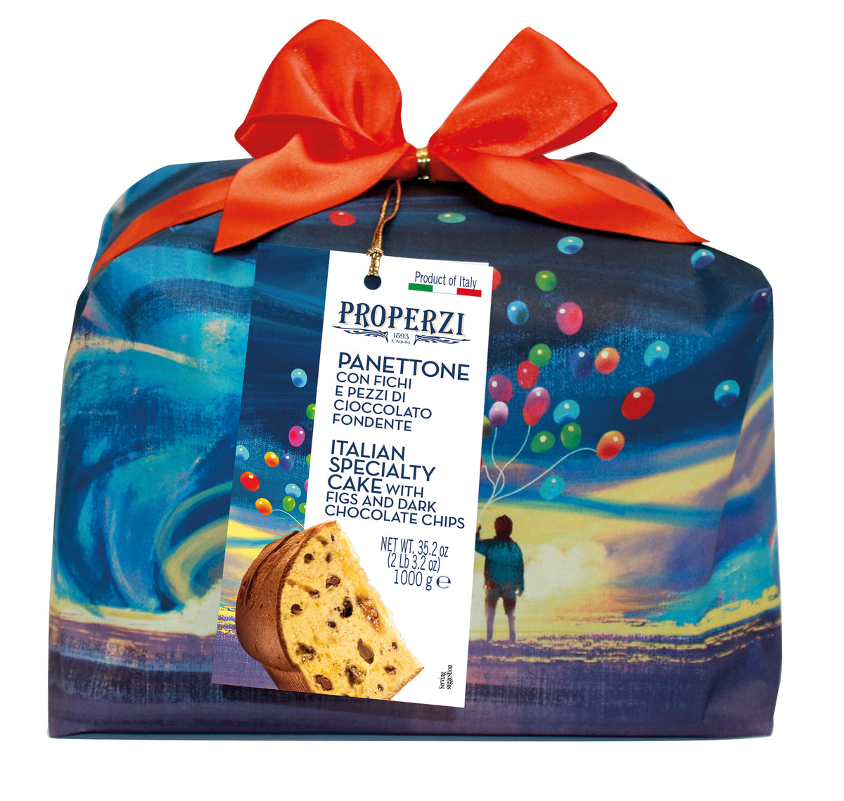 Properzi Panettone, Feigen & Dunkle Schokolade, 1000 g