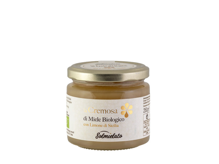 Bio-Honigcreme mit sizilianischer Zitrone, 250 g
