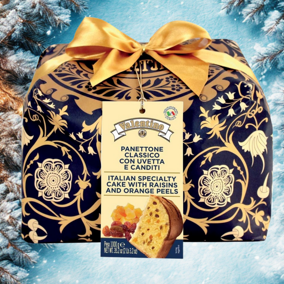 Valentino Panettone Classico in Geschenkpapier, 1000 g