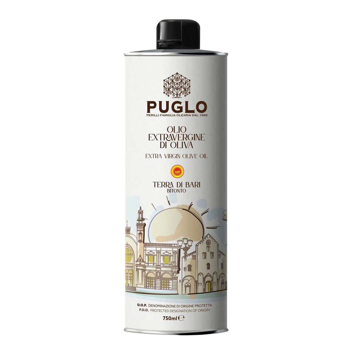 PUGLO, huile d'olive extra vierge DOP Terra di Bari, 750ml